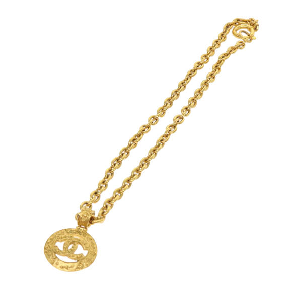 Chanel Coco Mark Gold Metal necklace - Picture 1 of 10